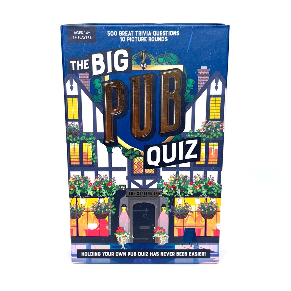 The Big Pub Quiz Trivia Game Age 14+ 3+ Players